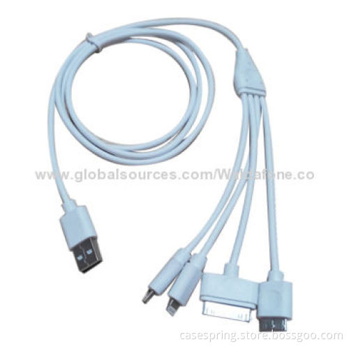 Universal USB Multi-charger Cable for Cellphones, OEM/ODM Orders Welcomed